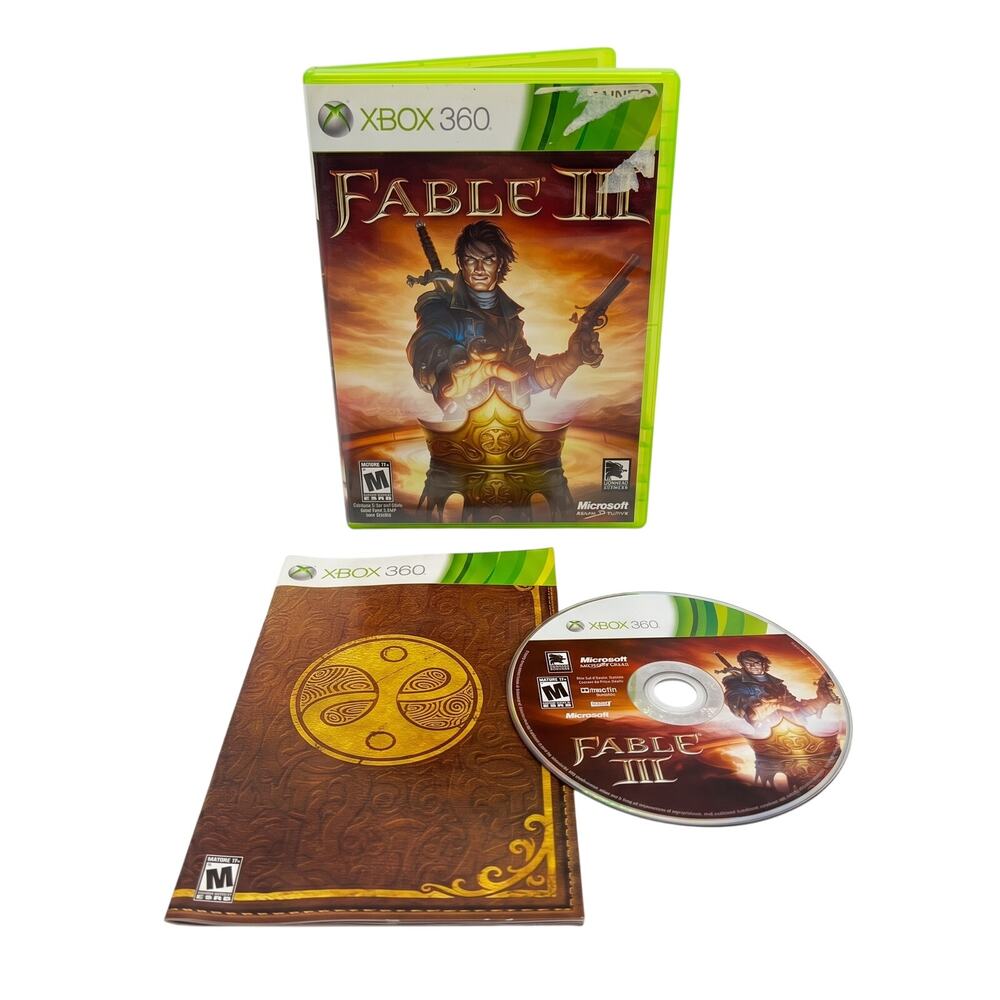 Xbox 360 Fable III NTSC CIB Complete In‎ Box Video Game